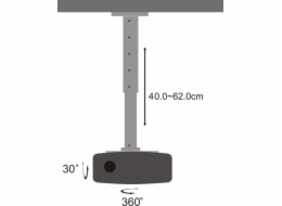 Sbox PM-102L Stropní držák projektoru