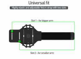 Tellur A100 Sports Armband černá