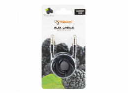 Sbox AUX Cable 3.5mm to 3.5mm blackberry black 3535-1.5B