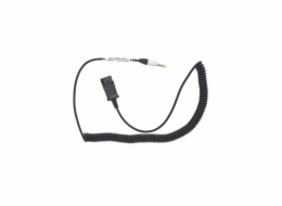 Tellur QD to Jack 3,5mm 4pólový adaptérový kabel 2,95m černý