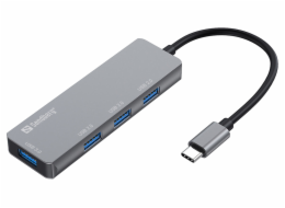 Sandberg 336-32 USB-C Hub 1xUSB3.0+3x2.0 Saver