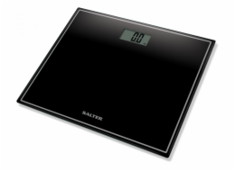 Salter 9207 BK3R Kompaktní skleněná elektronická koupelnová váha - černá