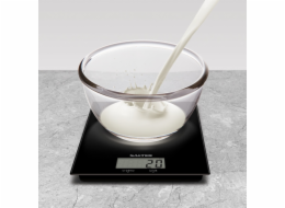 Salter 1170 BKDR Ultra Slim Glass Digital kuchyňská váha černá