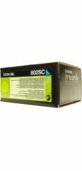 Lexmark 80C2SC0 azurová