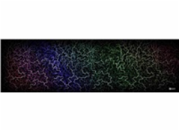C-TECH Herní podložka pod myš ANTHEA ARC XL, barevná, pro gaming, 900x270x4mm, obšité okraje