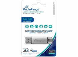MediaRange Kombo-Speicherstick 64 GB, USB-Stick MR937