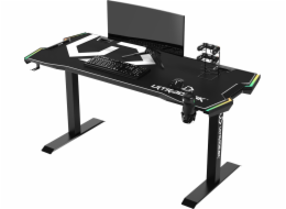 Herní stůl FORCE - bílý RGB ULTRADESK