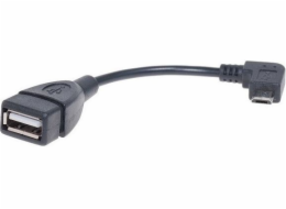 Savio CL-61 USB cable USB 2.0 USB A Micro-USB B Black