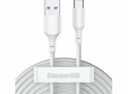 Baseus TZCATZJ-02 USB cable 1.5 m USB A USB C White