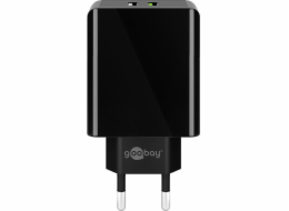 goobay duální USB rychlonabíječka USB/QC3.0 28W