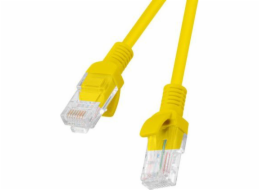 Lanberg PCU5-10CC-0025-Y networking cable Yellow 0.25 m Cat5e U/UTP (UTP)