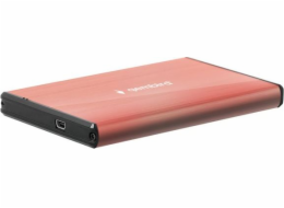 GEMBIRD EE2-U3S-3-P USB 3.0 2.5inch HDD enclosure brushed aluminum pink