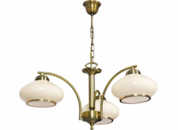 Activejet Classic ceiling chandelier pendant lamp RITA Patina triple 3xE27 for living room