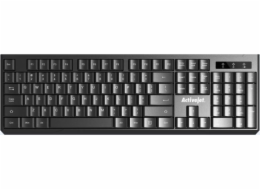 Activejet Bezdrátová klávesnice K-3911W, napájená bateriemi 1x 1,5V AAA