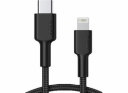 CB-CL02 Černý nylon Lightning-USB C kabel | Napájení USB USB-PD | 1,2 m | Apple MFi certifikát