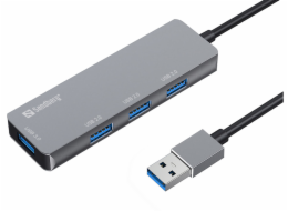 Sandberg 333-67 USB-A Hub 1xUSB3.0+3x2.0 SAVER