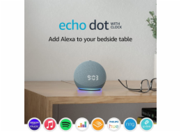 Amazon Echo Dot with clock (4th Gen) twilight blue (B7W644)