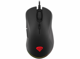 Genesis herní optická myš KRYPTON 200/RGB/6400 DPI/Herní/Optická/6 000 DPI/Drátová USB/Černá