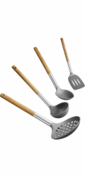 Lamart LT3900 4dílná sada kuchyňského náčiní WOOD 