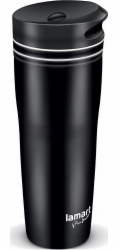Lamart LT4049 Termohrnek MANQ, 360 ml, černá-bílá 
