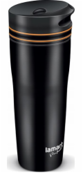Lamart LT4051 Termohrnek MANQ, 360 ml, černá-oranžová