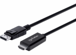 Kabel Manhattan DisplayPort - HDMI 3m czarny (153218)