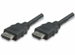 Manhattan HDMI - HDMI kabel 1m černý (323192)
