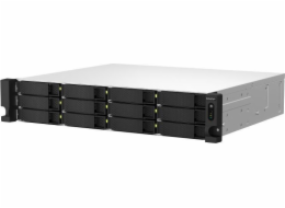 QNAP TS-1264U-RP-4G (4core 2,9GHz, 4GB RAM, 12x SATA, 2x 2,5GbE, 1x PCIe, 1x HDMI, 4x USB, 2x zdroj)