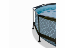 EXIT Frame Pool 300x76cm Stone Grey