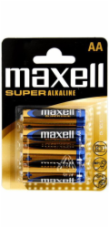 MAXELL Super alkalické baterie LR6 4BP AA, blistr 4ks