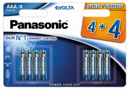 PANASONIC EVOLTA Platinum AAA 8ks 80266401 Baterie