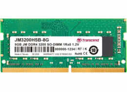 Paměť pro notebook Transcend JetRam, SODIMM, DDR4, 16 GB, 3200 MHz, CL22 (JM3200HSB-16G)