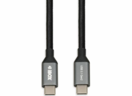 I-BOX USB C/USB C  1 m USB cable 3.2 Gen 2 (3.1 Gen 2) Black