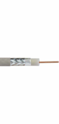 DIGITUS satelitní anténa koaxiální kabel RG6 75Ohm PVC bílá měď 305m