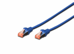 Digitus CAT 6 S-FTP patch cable, Cu, LSZH AWG 27/7, length 7 m, color blue