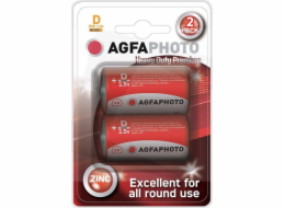 AgfaPhoto zinková baterie 1.5V, R20/D, 2ks 