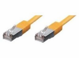 Vybavit Patchcord, S / FTP, Cat6, PIMF, 0,5 m, žlutý (605567)