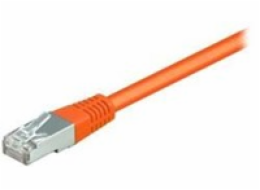 Vybavte 605577 Cat6 Patch Cable Cable RJ45 Konektor na RJ45 Plug Cat. 6 s/ftp hf 0,5 m oranžová