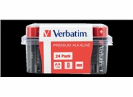 Verbatim Alkaline AA 24ks 49505 VERBATIM Alkalická Baterie AA 24 Pack / LR6