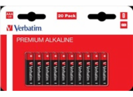 VERBATIM Alkalická Baterie AAA 20 Pack / LR03