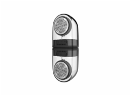 Reproduktor Devia Crystal Series TWS se silikonovým pouzdrem (2ks) černý