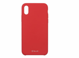 Tellur Cover Liquide Silicone for iPhone XS red
