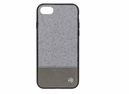 Tellur Cover Synthetic Leather Glitter II for iPhone 8 silver