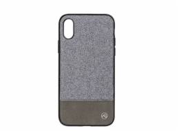 Tellur Cover Synthetic Leather Glitter II for iPhone X/XS silver