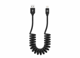 Tellur datový kabel Rozšiřitelný USB na Lightning 3A 1,8 m černý