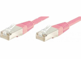 Vybavit 605585 Patch Cable S/FTP CAT6 7,50 m Pink