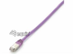 Equip Patchcord Cat6a, S/FTP, 15m, fioletowy (605658)