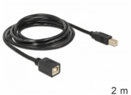 Delock Cable USB 2.0 B samec > B samice prodlužující 2 m