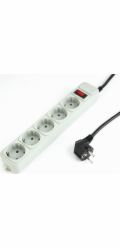Gembird SPG3-B-15C přepěťová ochrana 5 AC zásuvky / AC zásuvek 4,5 m