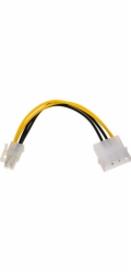 Akyga adapter Molex/P4/15cm
